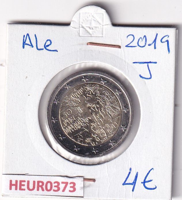 imagen-13-31311.jpg HEUR0373 MONEDA ALEMANIA 2 EUROS 2019 Letra J (Caida del muro de Berlín) - Imagen 1