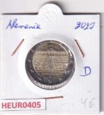 HEUR0405 MONEDA ALEMANIA 2 EUROS 2020 Letra D (Palacio Potsdam)