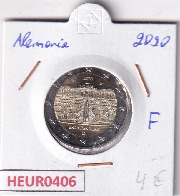 imagen-13-31340.jpg HEUR0406 MONEDA ALEMANIA 2 EUROS 2020 Letra F (Palacio Potsdam) - Imagen 1