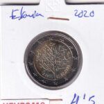 HEUR0418 MONEDA ESTONIA 2 EUROS 2020 (Tratado de paz de Tartu)