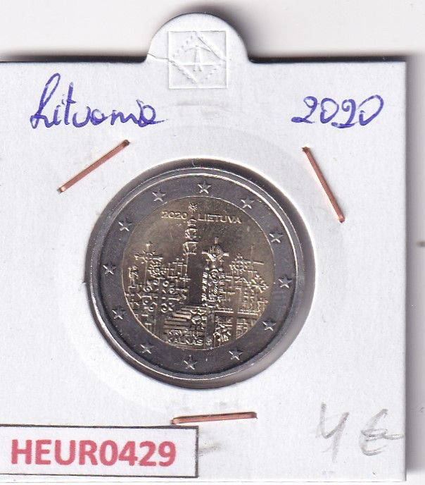 imagen-13-31402.jpg HEUR0429 MONEDA LITUANIA 2 EUROS 2020 (Colinia de las cruces) - Imagen 1