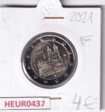 HEUR0437 MONEDA ALEMANIA 2 EUROS 2021 Letra F