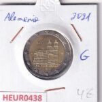 HEUR0438 MONEDA ALEMANIA 2 EUROS 2021 Letra G