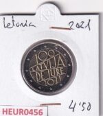 HEUR0456 MONEDA LETONIA 2 EUROS 2021