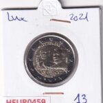 HEUR0459 MONEDA LUXEMBURGO 2 EUROS 2021 (Gran Duque Juan)