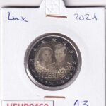 HEUR0460 MONEDA LUXEMBURGO 2 EUROS 2021 (Gran Duque Guillermo II)