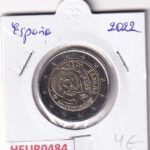 HEUR0484 MONEDA ESPAÑA 2 EUROS 2022 (Vuelta al mundo)