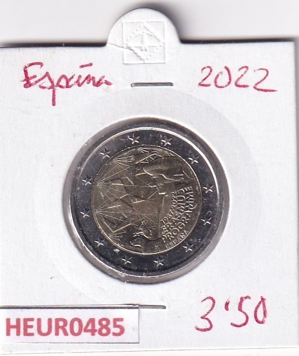 imagen-13-31457.jpg HEUR0485 MONEDA ESPAÑA 2 EUROS 2022 (Programa Erasmus) - Imagen 1