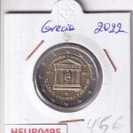 HEUR0495 MONEDA GRECIA 2 EUROS 2022 (Primera constitución griega)