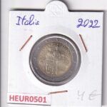HEUR0501 MONEDA ITALIA 2 EUROS 2022 (Policía del Estado)