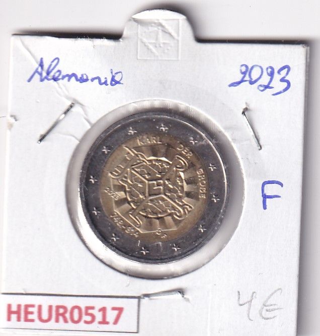 imagen-13-31487.jpg HEUR0517 MONEDA ALEMANIA 2 EUROS 2023 Letra F (Carlomagno) - Imagen 1