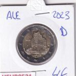 HEUR0521 MONEDA ALEMANIA 2 EUROS 2023 Letra D (Filarmónica de Elba)