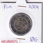 HEUR0571 MONEDA FINLANDIA 2 EUROS 2024 (Elecciones y democracia)
