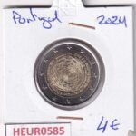 HEUR0585 MONEDA PORTUGAL 2 EUROS 2024 (50 años del 25 de Abril de 1974)