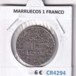 CR4294 MONEDA MARRUECOS 1 FRANCO