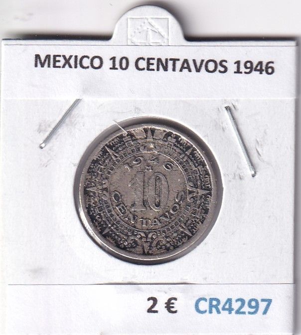 imagen-13-31557.jpg CR4297 MONEDA MEXICO 10 CENTAVOS 1946 - Imagen 1