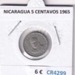 CR4299 MONEDA NICARAGUA 5 CENTAVOS 1965