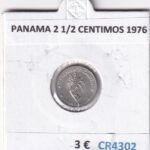 CR4302 MONEDA PANAMA 2 1/2 CENTIMOS 1976