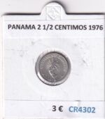 CR4302 MONEDA PANAMA 2 1/2 CENTIMOS 1976