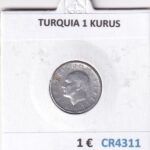 CR4311 MONEDA TURQUIA 1 KURUS