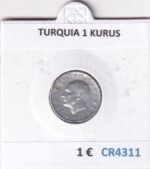 CR4311 MONEDA TURQUIA 1 KURUS