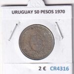 CR4316 MONEDA URUGUAY 50 PESOS 1970