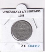 CR4317 MONEDA VENEZUELA 12 1/2 CENTIMOS 1958
