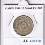 CR4318 MONEDA YUGOSLAVIA 10 DINARAS 1989