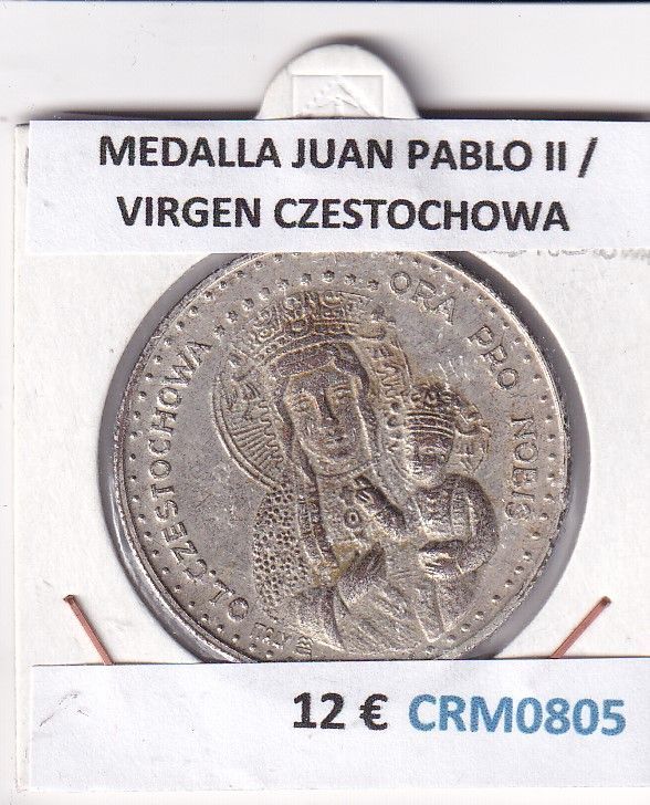 imagen-13-31587.jpg CRM0805 MEDALLA JUAN PABLO II / VIRGEN CZESTOCHOWA - Imagen 1