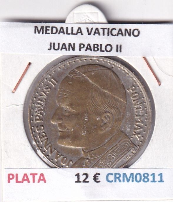imagen-13-31593.jpg CRM0811 MEDALLA VATICANO JUAN PABLO II PLATA MBC - Imagen 1