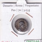 CRE7144 MONEDA DENARIO ROMA VESPASIANO PAX 70 (DESCRIP. EN FOTOS)