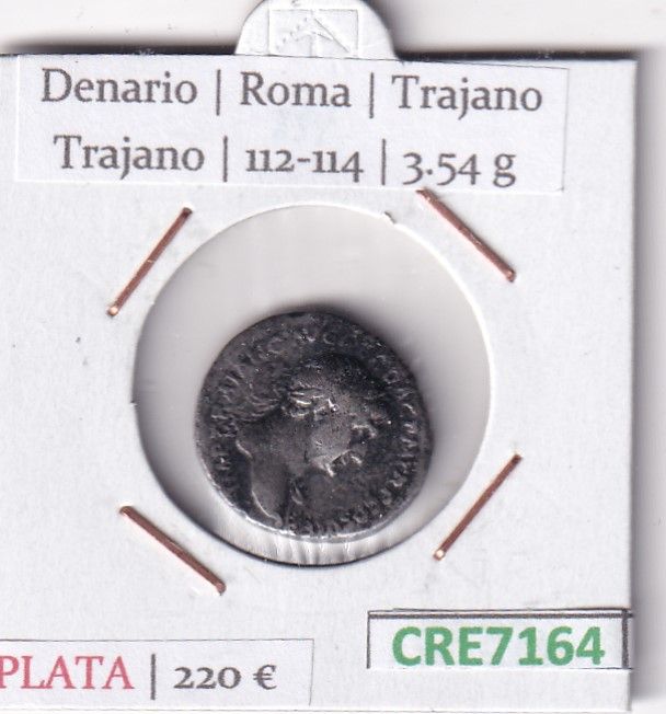 imagen-13-31650.jpg CRE7164 MONEDA DENARIO ROMA TRAJANO TRAJANO 112-114 (DESCRIP. EN FOTOS) - Imagen 1