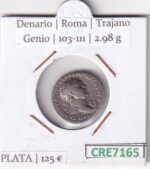 CRE7165 MONEDA DENARIO ROMA TRAJANO GENIO 103-111 (DESCRIP. EN FOTOS)