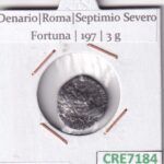 CRE7184 MONEDA DENARIO ROMA SEPTIMIO SEVERO FORTUNA 197 (DESCRIP. EN FOTOS)