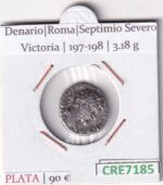 CRE7185 MONEDA DENARIO ROMA SEPTIMIO SEVERO VICTORIA 197-198
