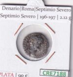 CRE7188 MONEDA DENARIO ROMA SEPTIMIO SEVERO SEPTIMIO SEVERO 196-197