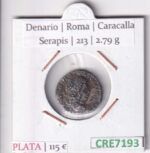 CRE7193 MONEDA DENARIO ROMA CARACALLA SERAPIS 213 (DESCRIP. EN FOTOS)