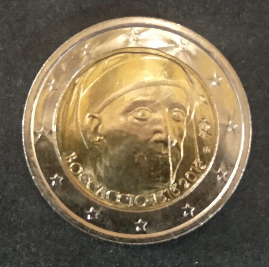 imagen-13-31703.jpg HEUR0179 MONEDA ITALIA 2 EUROS 2013 (Giovanni Bocaccio) - Imagen 1