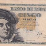 CRBS2706 BILLETE ESPAÑA 5 PESETAS 1948 SERIE I BC