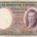 CRBS2708 BILLETE ESPAÑA 25 PESETAS 1931 SIN SERIE BC