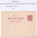 CRCOL615 CUBA ENTERO POSTAL Nº 7CC (VER DESCRIPCION EN FOTO