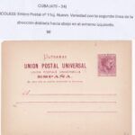 CRCOL633 CUBA ENTERO POSTAL Nº 11CJ (VER DESCRIPCION EN FOTO)