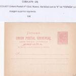 CRCOL637 CUBA ENTERO POSTAL Nº 12CD (VER DESCRIPCION EN FOTO)