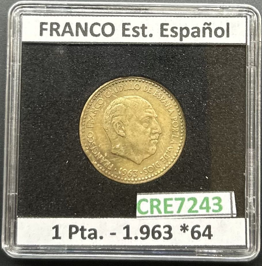 imagen-13-31831.jpg CRE7243 MONEDA ESPAÑA ESTADO ESPAÑOL 1 PESETA 1953 *64 - Imagen 1