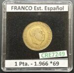 CRE7249 MONEDA ESPAÑA ESTADO ESPAÑOL 1 PESETA 1966 *69