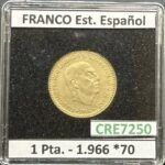 CRE7250 MONEDA ESPAÑA ESTADO ESPAÑOL 1 PESETA 1966 *70