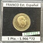 CRE7252 MONEDA ESPAÑA ESTADO ESPAÑOL 1 PESETA 1966 *72