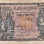 CRBS2719 BILLETE ESPAÑA 2 PESETAS 1938 SERIE L BC