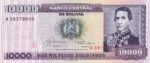 CRBX1821 BILLETE BOLIVIA 10000 PESOS 1984 S/C-