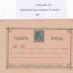 CRCOL660 CUBA ENTERO POSTAL Nº 15 (VER DESCRIPCION EN FOTO)